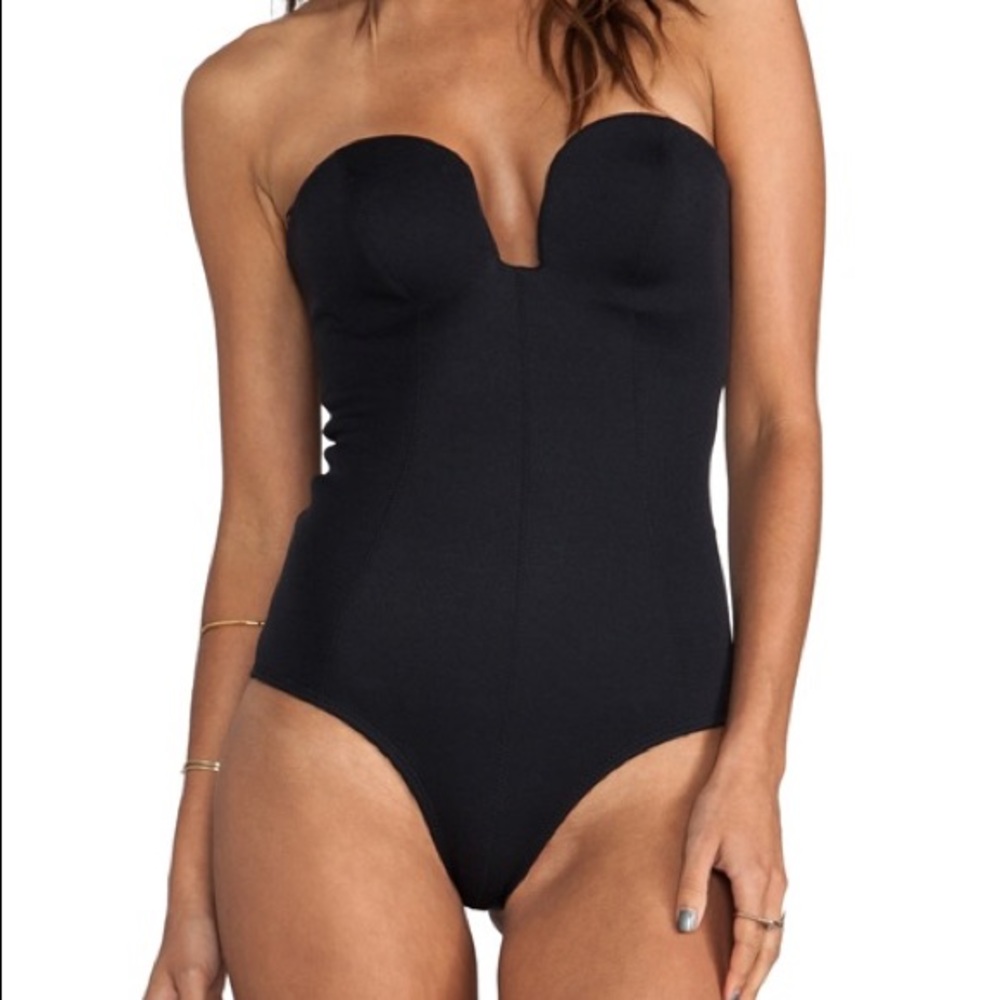 Shakuhachi  Neo  Bustier Neoprene Black Bodysuit M
